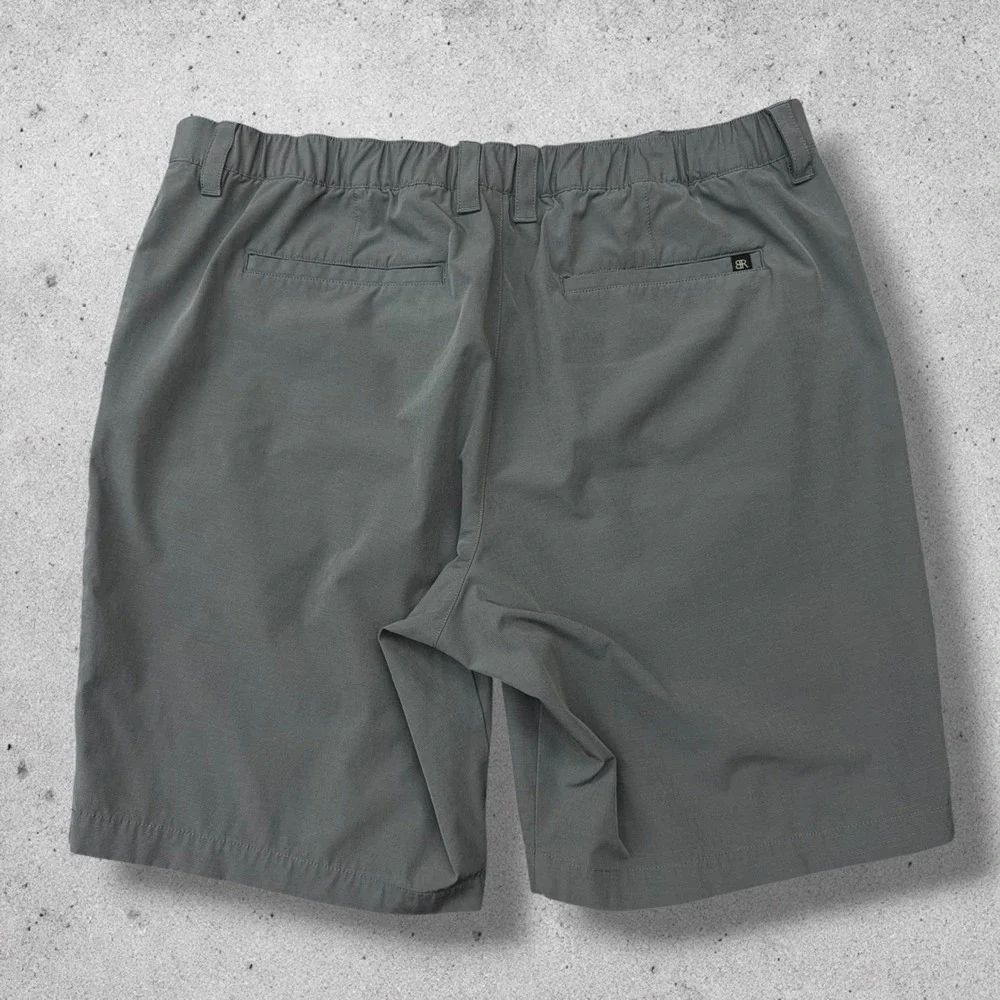 Banana Republic Shorts‎ Mens 38 (Fit 36) Gray Elastic Waist Ripstop Performance